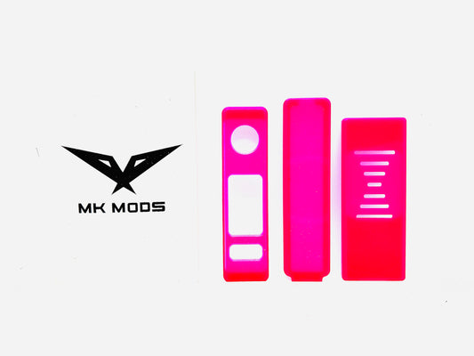 MK MODS - STUBBY AIO TRANSPARENT DOOR PANEL (PINK)