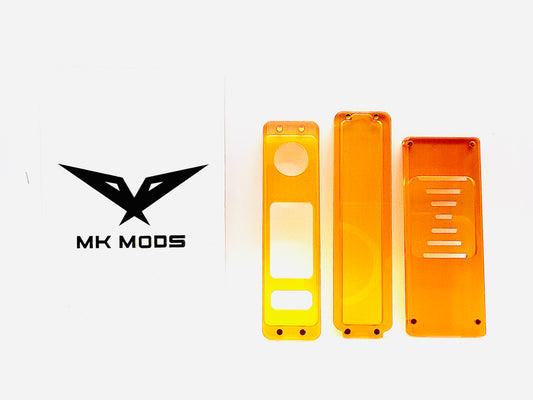 MK MODS - STUBBY AIO TRANSPARENT DOOR PANEL (TRANSPARENT ORANGE)