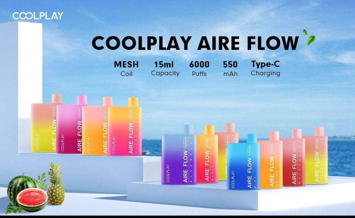 [BUY 1 FREE 1] COOLPLAY AIRE FLOW 6000PUFFS