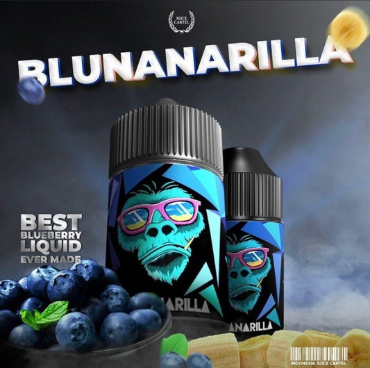 🇮🇩BLUNANARILLA FREEBASE 60ML BY JUICE CARTEL